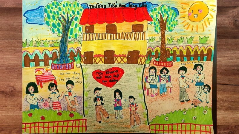 111+ Vẽ bạo lực học đường: Tiếng kêu cứu của những tâm hồn trẻ