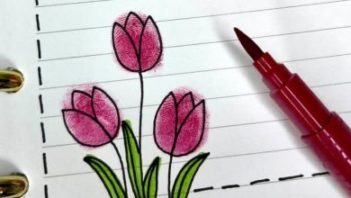 111+ Hướng dẫn vẽ hoa tulip: Từ những nét phác thảo đầu tiên